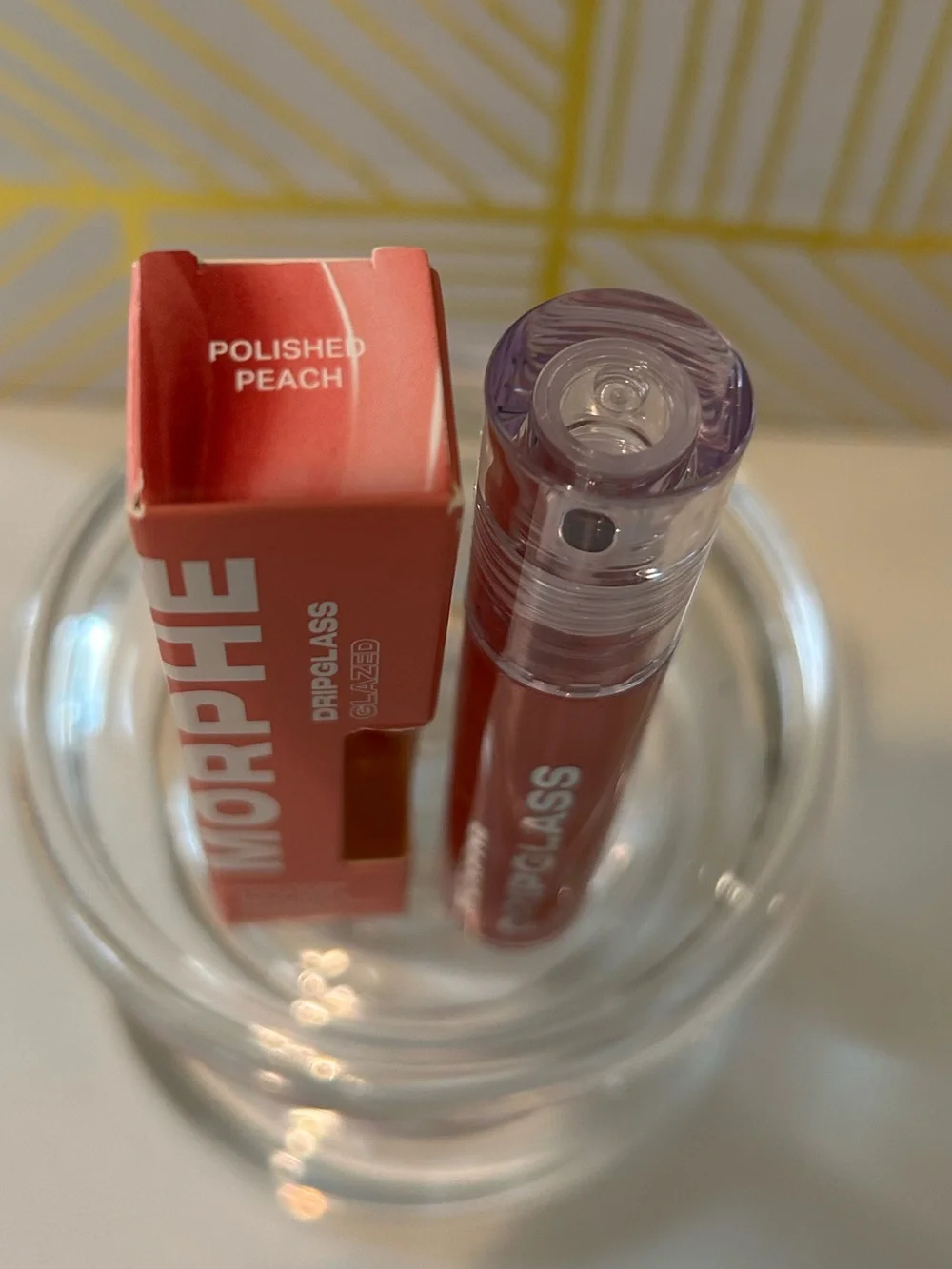 ✨ Morphe Dripglass Glazed High Shine Lip Gloss | Polished Peach | NIB Full Size